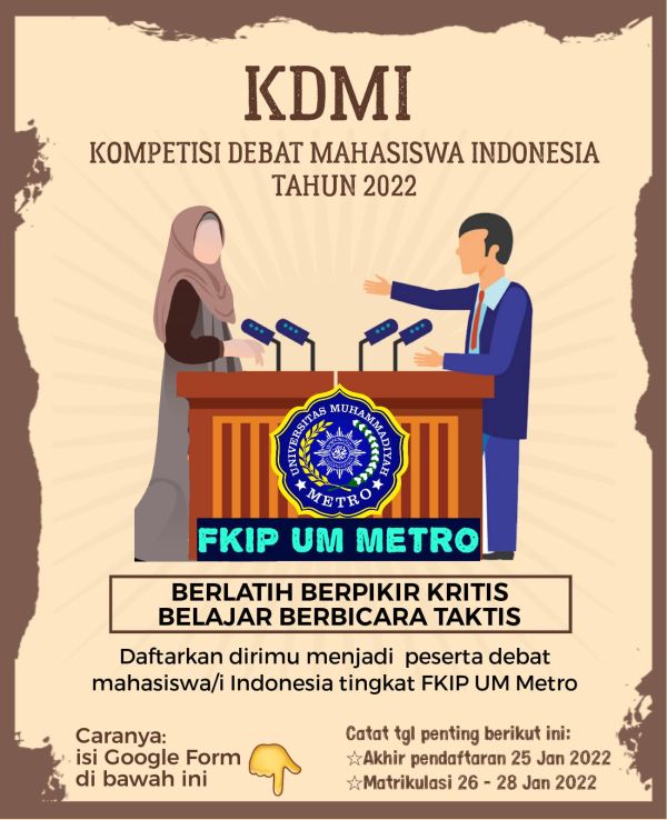 Pendaftaran Kompetisi NUDC & KDMI