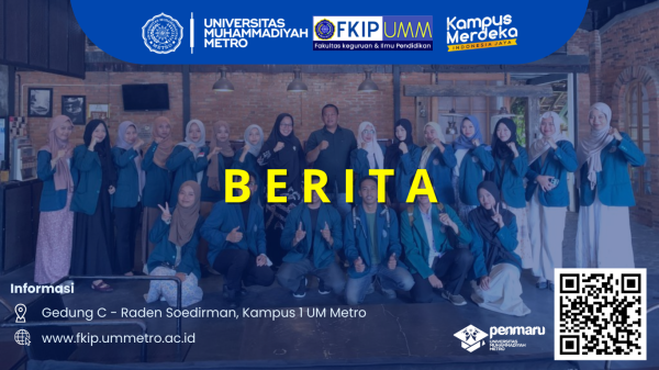 Mahasiswa PBI FKIP UM Metro Belajar Jurnalistik Bersama Radar Metro