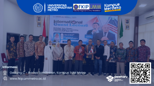 UM Metro Gelar International Guest Lecture Bersama CEO Parallaxnet USA, Buka Wawasan Mahasiswa tentang Dunia Start-Up Global