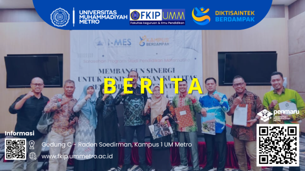 Pendidikan Matematika UM Metro Hadir dalam Sarasehan Ketua Prodi Pendidikan Matematika se-Indonesia