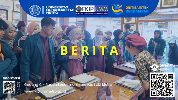 Prodi Pendidikan Ekonomi FKIP UM Metro Perkuat Literasi Kewirausahaan Dengan Kunjangan Industri