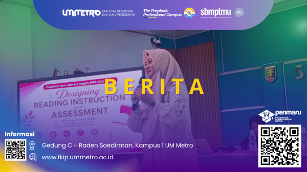 Fenny Thresia Jadi Narasumber Pelatihan Guru Bahasa Inggris SMK Kota Metro