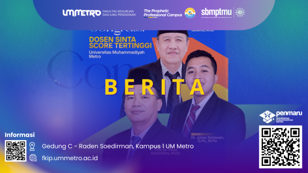 Top Score SINTA 2026, Dosen FKIP UM Metro Buktikan Diri Unggul